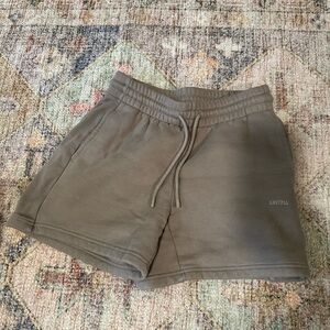 Aritzia Women's Sweat Shorts in Taupe